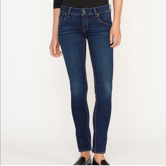 Hudson Collin Flap Skinny Ankle Jeans Rain Size 27 - Picture 3 of 11